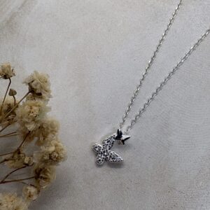 Cadena Mariposa Plata