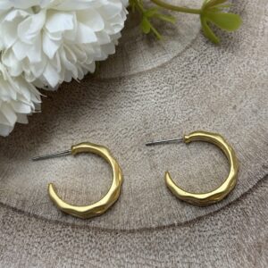 Pendientes Doble Aro Dorados