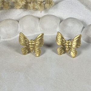 Pendientes Mariposas Doradas