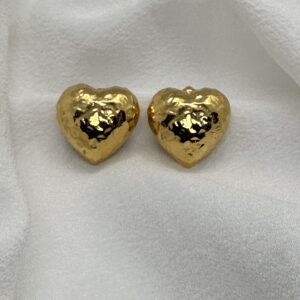Pendientes Corazón Dorado