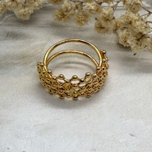 Anillo Red Dorado Ajustable