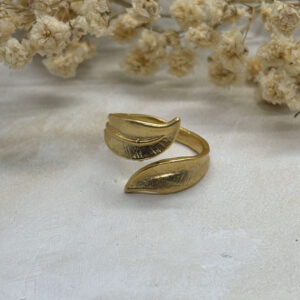 Anillo Brillantes Azul Turquesa Ajustable - Pruebas 2 - Beige